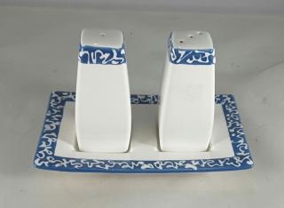 Gmundner Keramik-Salz/Pfeffer-Garnitur 